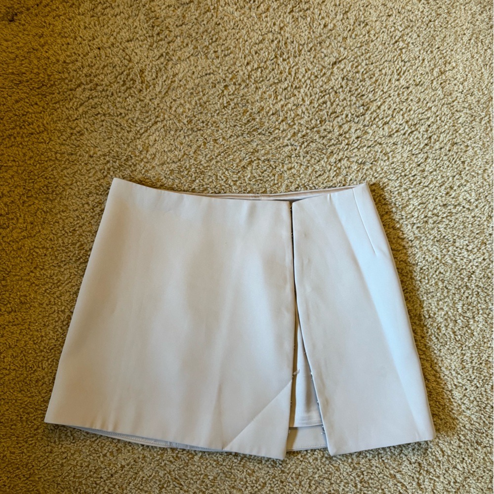 Grey Hook Mini Skirt